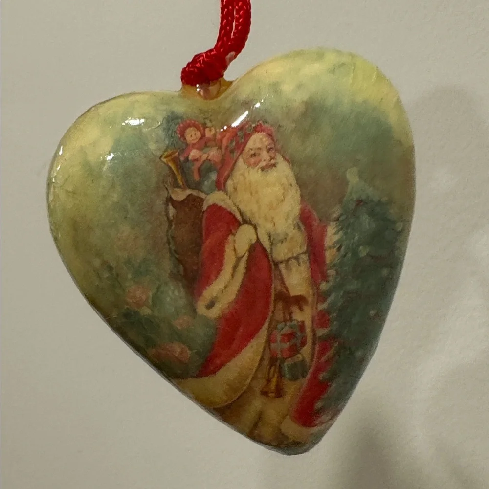 VINTAGE PAPER Christmas ORNAMENTS PAPER DECOUPAGE